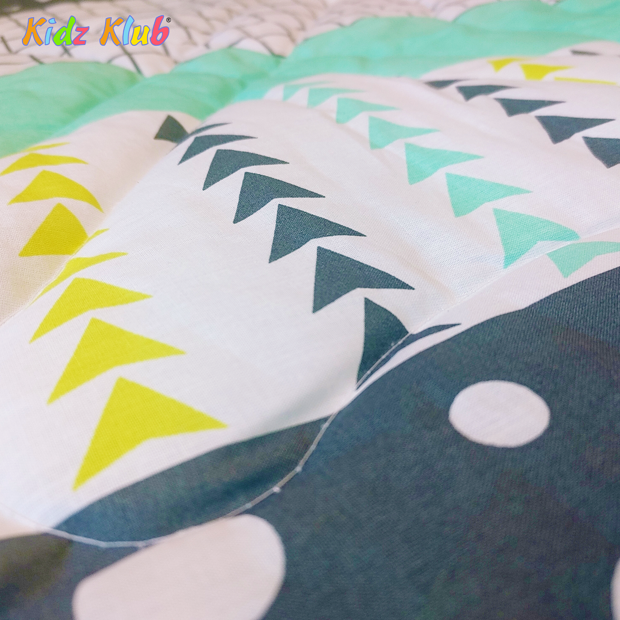 Kidz Klub 7-Piece Baby Cot Bedding Set – Soft Cotton, Adventure Design