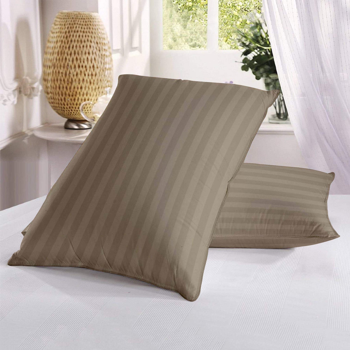 Bronze Stripe Standered Sateen Pillowcase