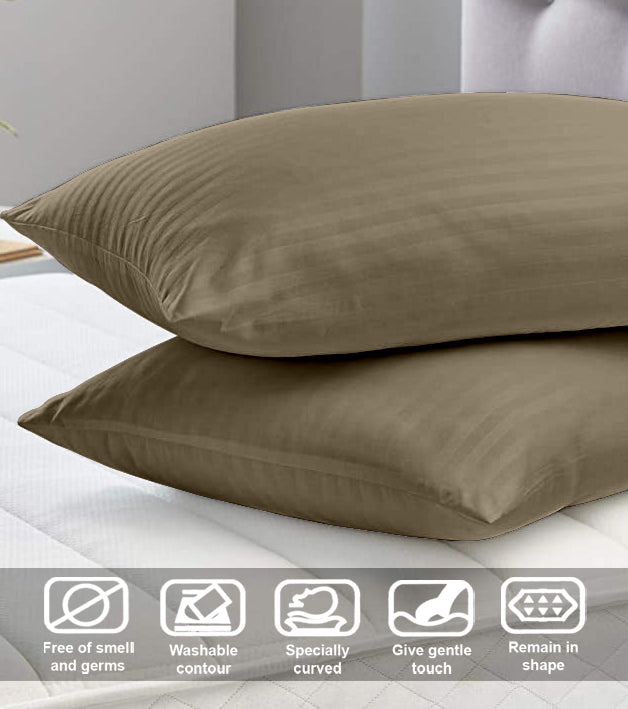 Bronze Stripe Standered Sateen Pillowcase