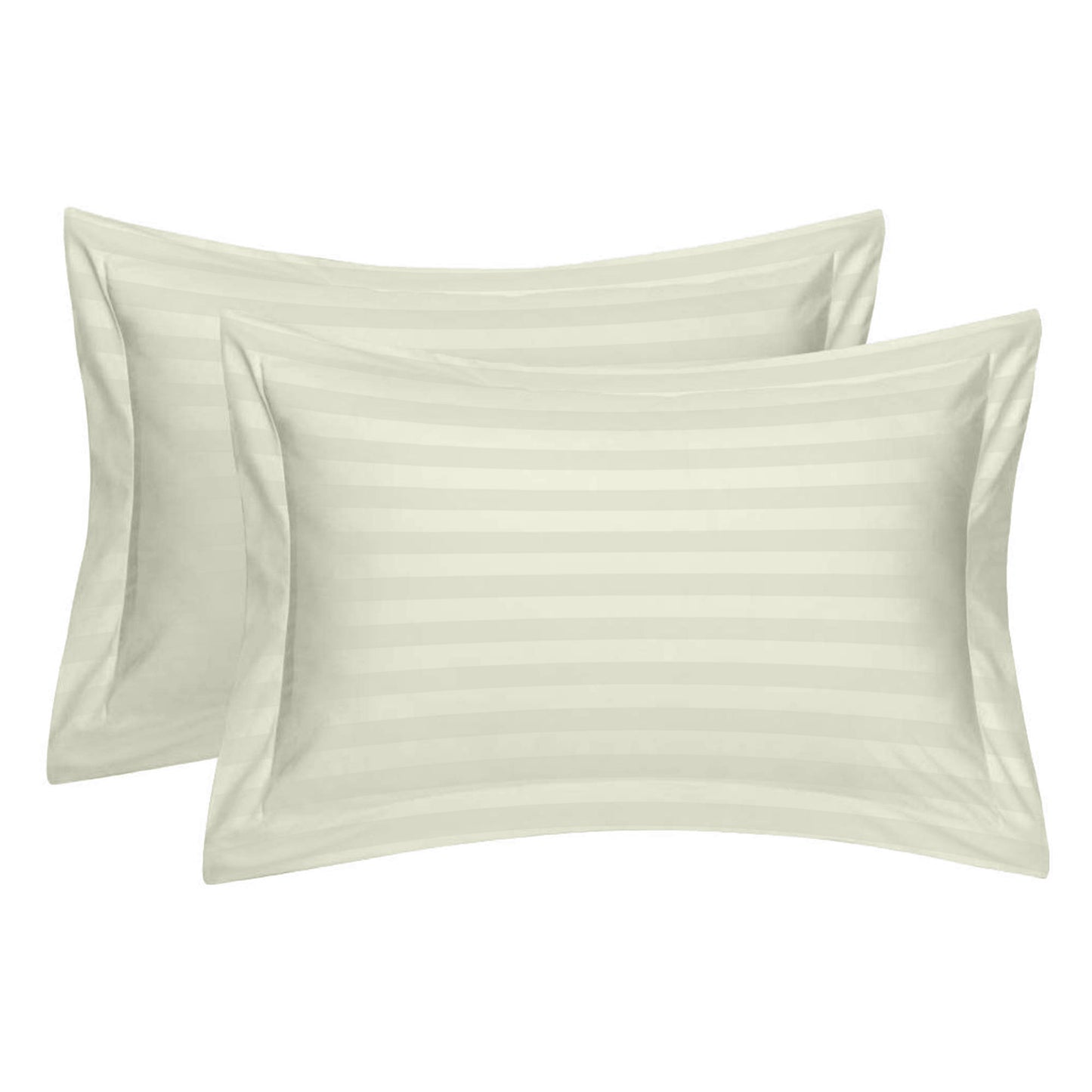 Cream Stripe Sateen Oxford Pillowcase