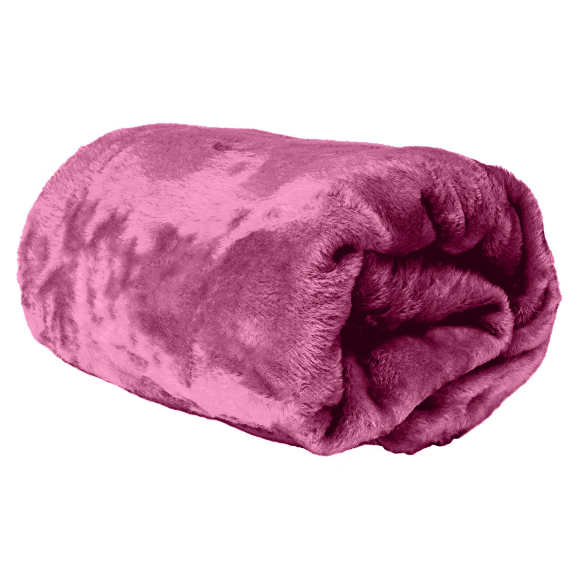 Hotel Linen Klub Micro Fleece Blanket – Ultra-Soft 260 GSM Flannel Throw for Warmth & Comfort - Rose Pink