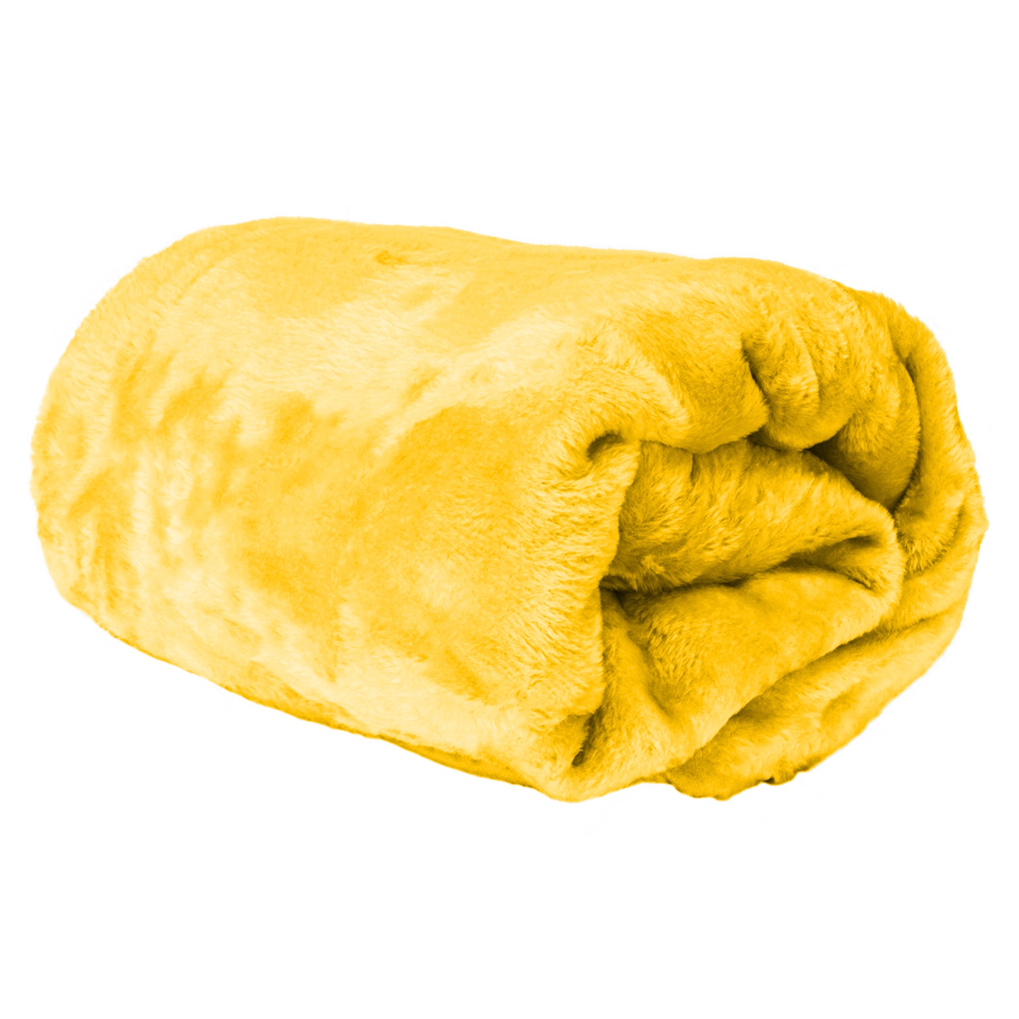 Hotel Linen Klub Micro Fleece Blanket – Ultra-Soft 260 GSM Flannel Throw for Warmth & Comfort - Yellow