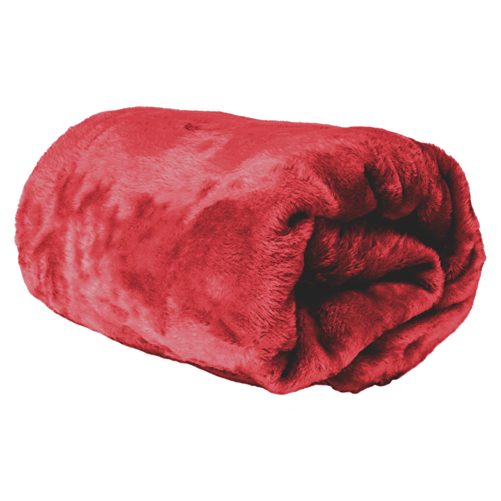 Hotel Linen Klub Micro Fleece Blanket – Ultra-Soft 260 GSM Flannel Throw for Warmth & Comfort - Red Velvet