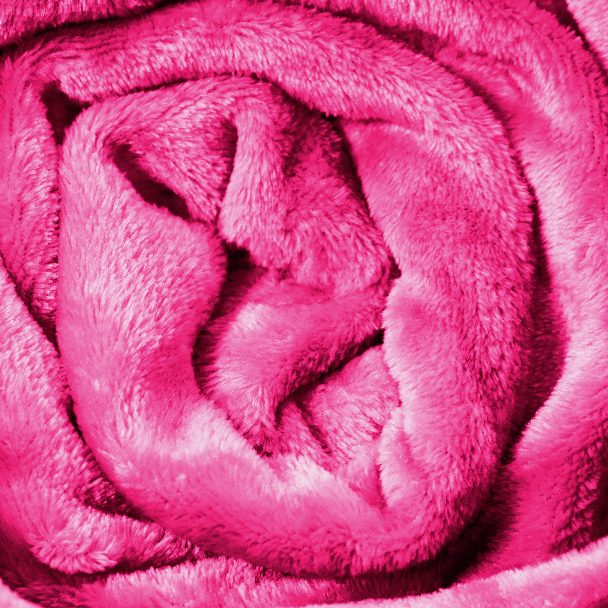 Hotel Linen Klub Micro Fleece Blanket – Ultra-Soft 260 GSM Flannel Throw for Warmth & Comfort - Fuschia Pink