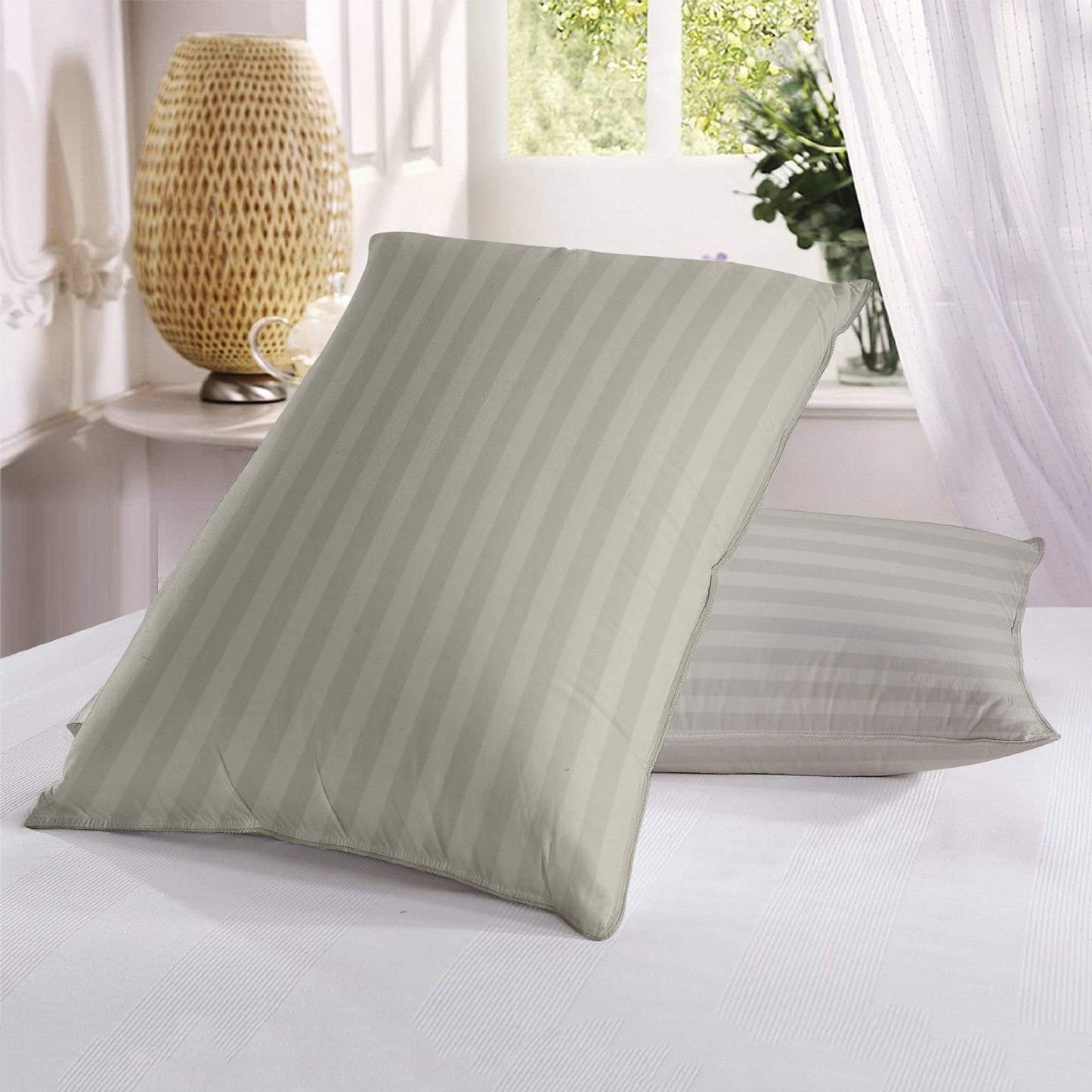 Stone Stripe Standered Sateen Pillowcase