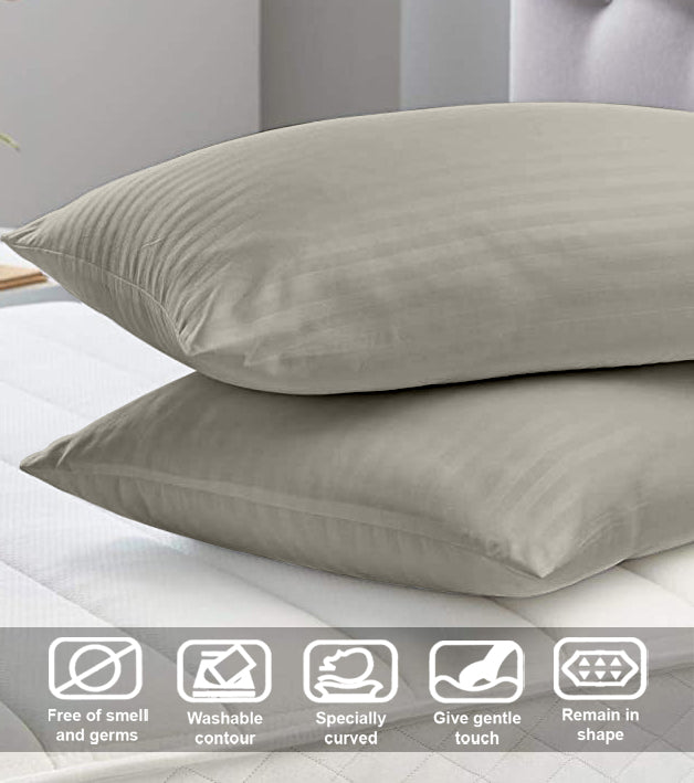 Stone Stripe Standered Sateen Pillowcase