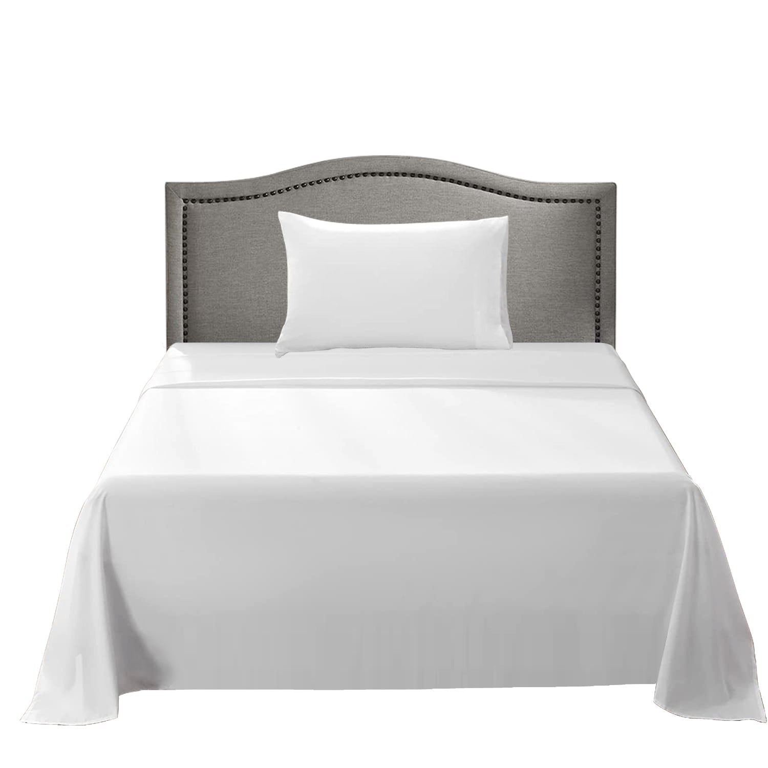 Hotel Linen Klub Bed Sheet Set – 100% Cotton 280 TC Sateen – Stone